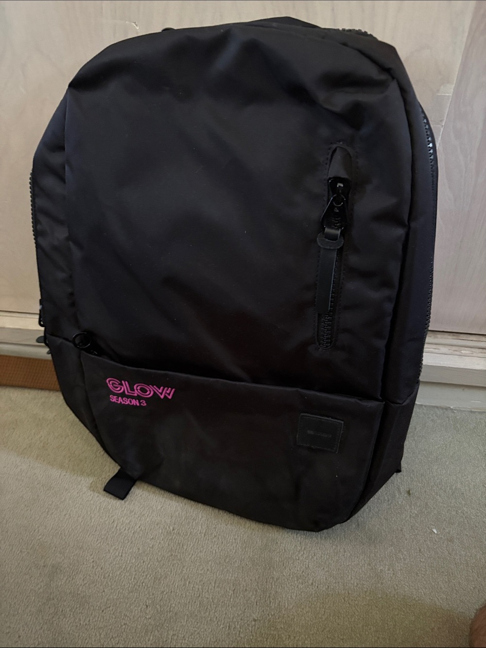 Glow Season 3 Black Backpack by INCASE. 15” MacBook friendly. NWT